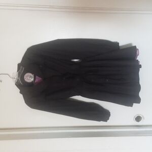XXI Twist Polka Dot Full Button Down Dress Sz S